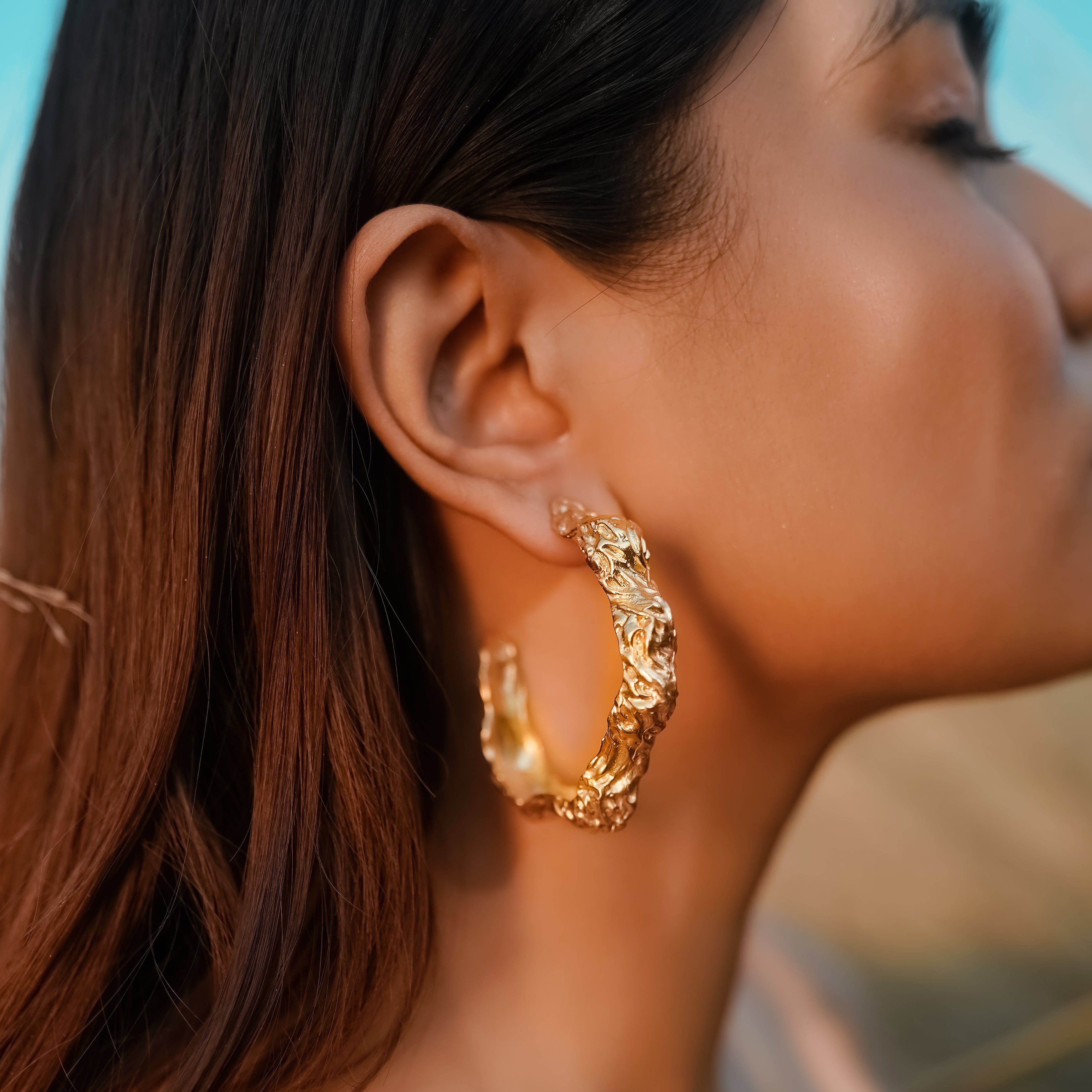 Crumble hoop Earrings