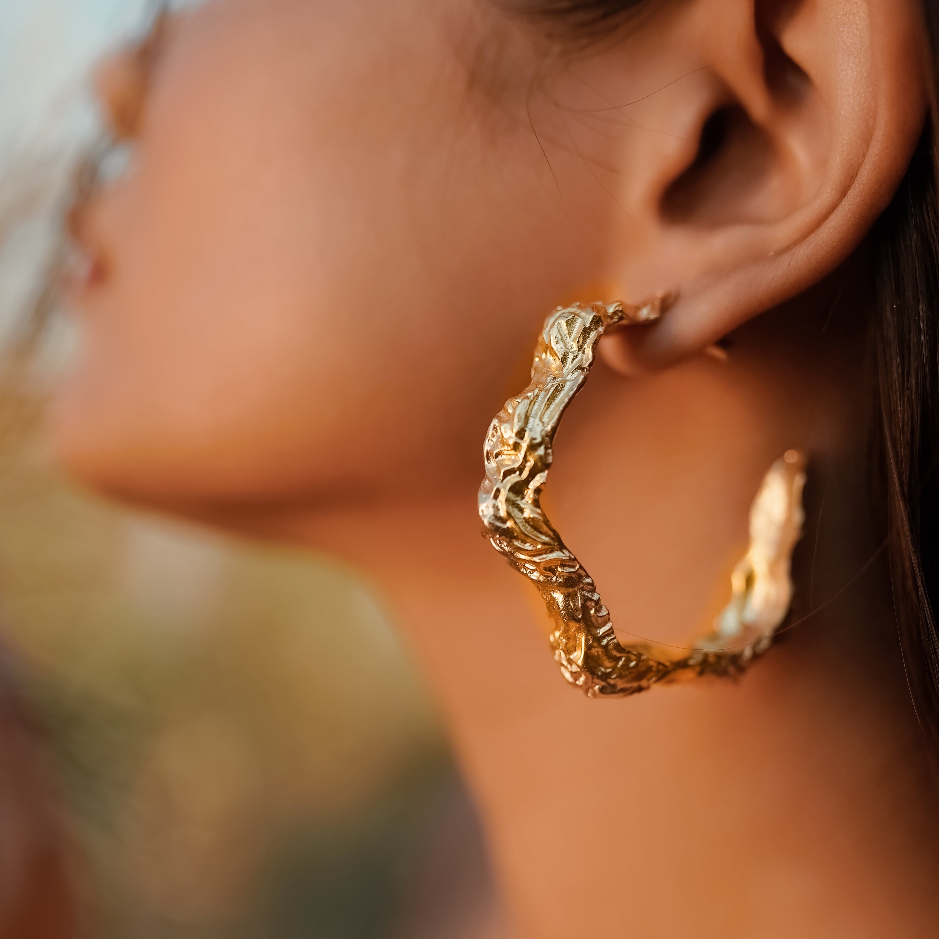 Crumble hoop Earrings