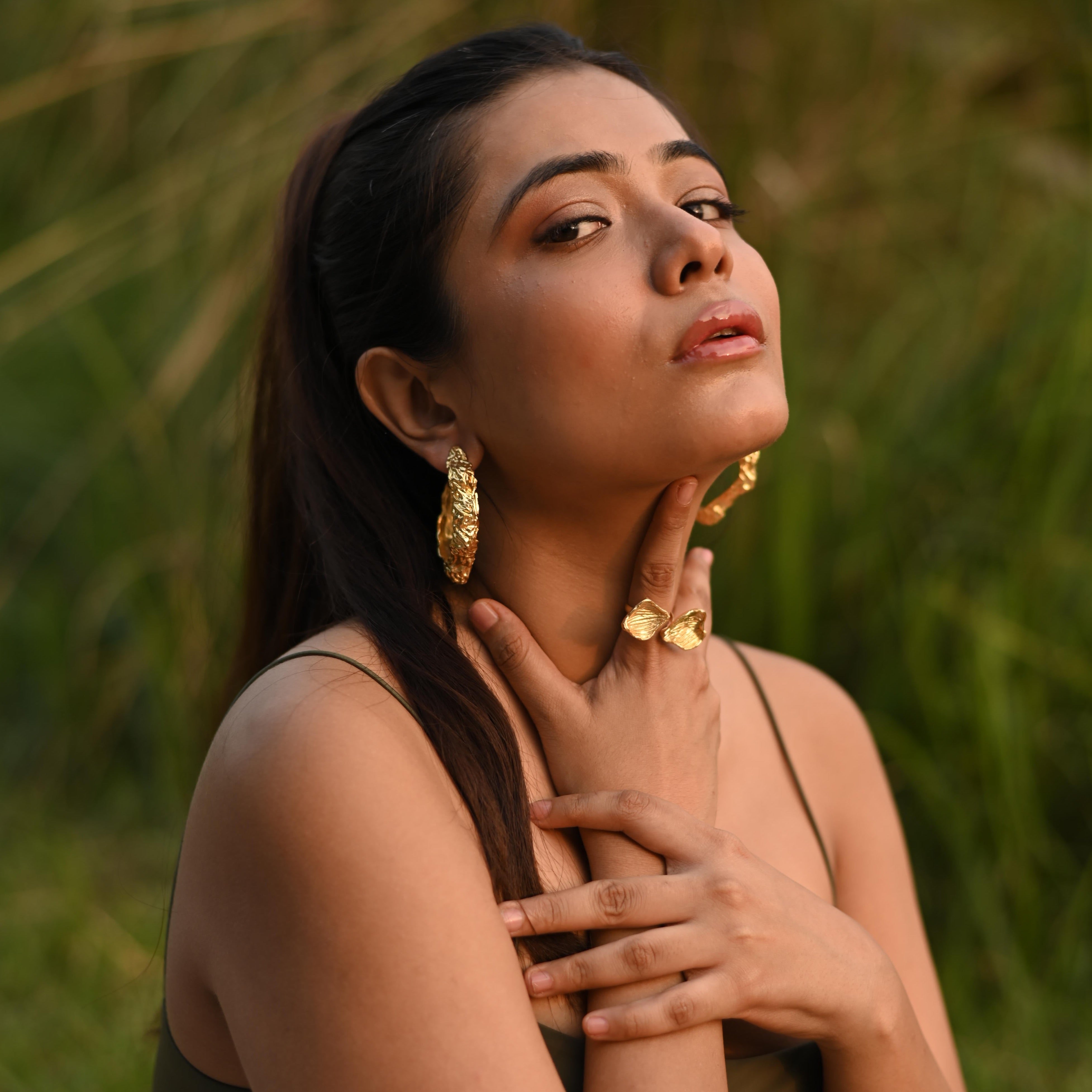 Crumble hoop Earrings