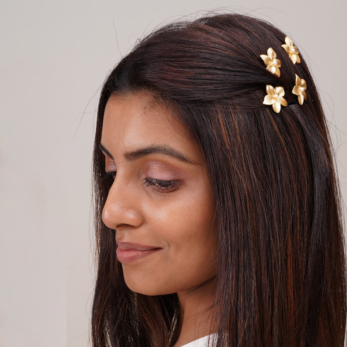 Floral Hairpins - Set of 4