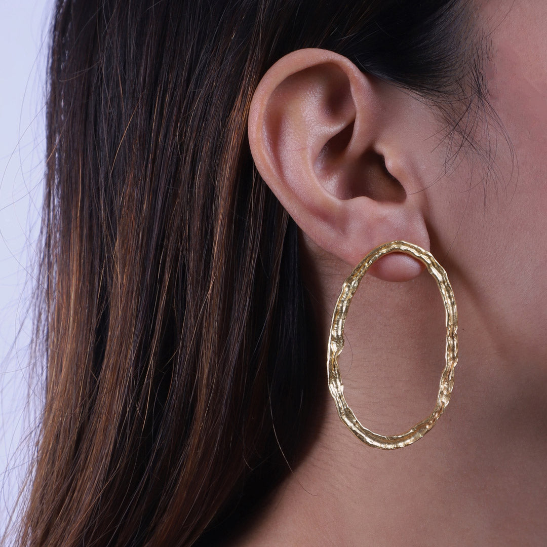 Chloe Oval Earring by nihiraa